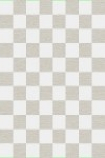 Teppich Pflegeleicht und Strapazierfähig mit Karomuster in Creme Beige