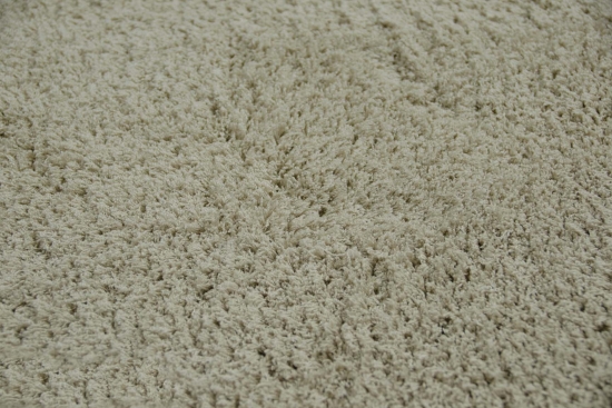 Preview: Shaggy Teppich Micro Polyester Hochflor Langflor Teppich Wohnzimmer Teppich Gemustert in Uni Design Mocca Beige