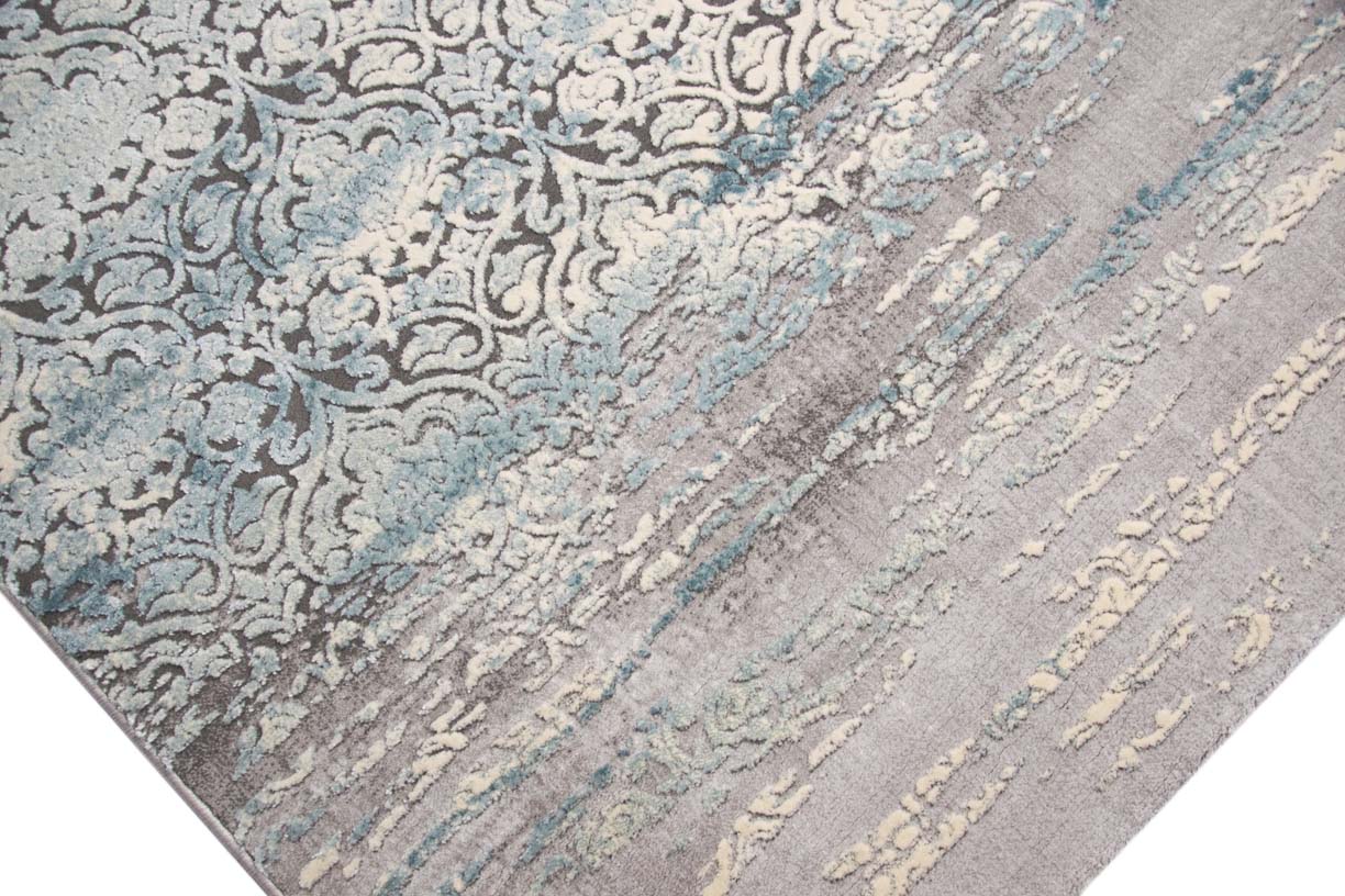 Der gewebte Woll Teppich überzeugt durch seine schöne, grafische