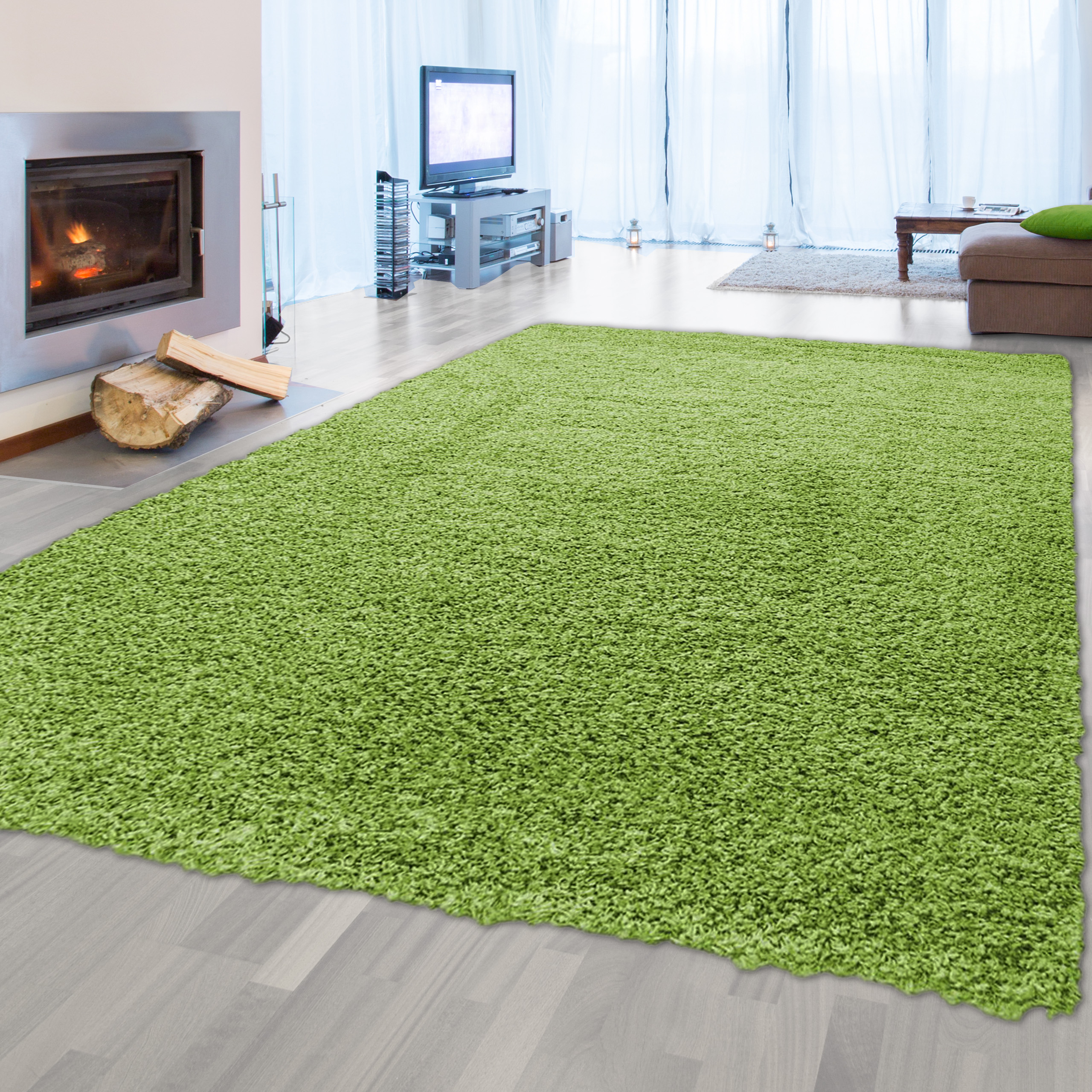 Shag carpet emission free 2.2 gr / m² Total weight (approx) 30mm overall  height (approx) 100% Merilon frisee, polypropylenes - Teppich-Traum