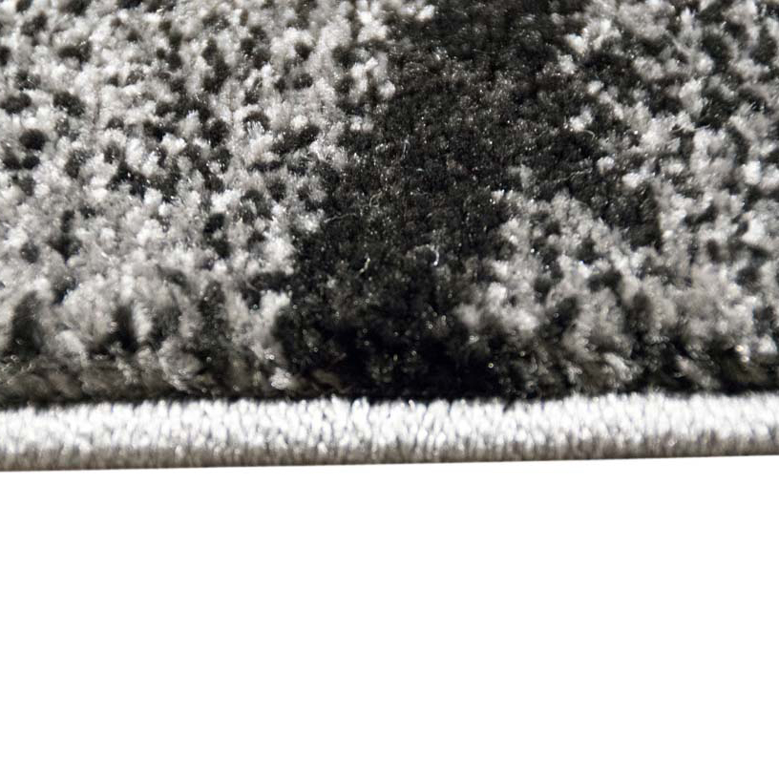  RUGMRZ Teppiche, Dämm- & Schutzmatten Wohnzimmerteppich Modern  Schwarzer Blumendekoration Wohnzimmer Teppich rutschfest und  formaldehydfrei 160 x 230 cm