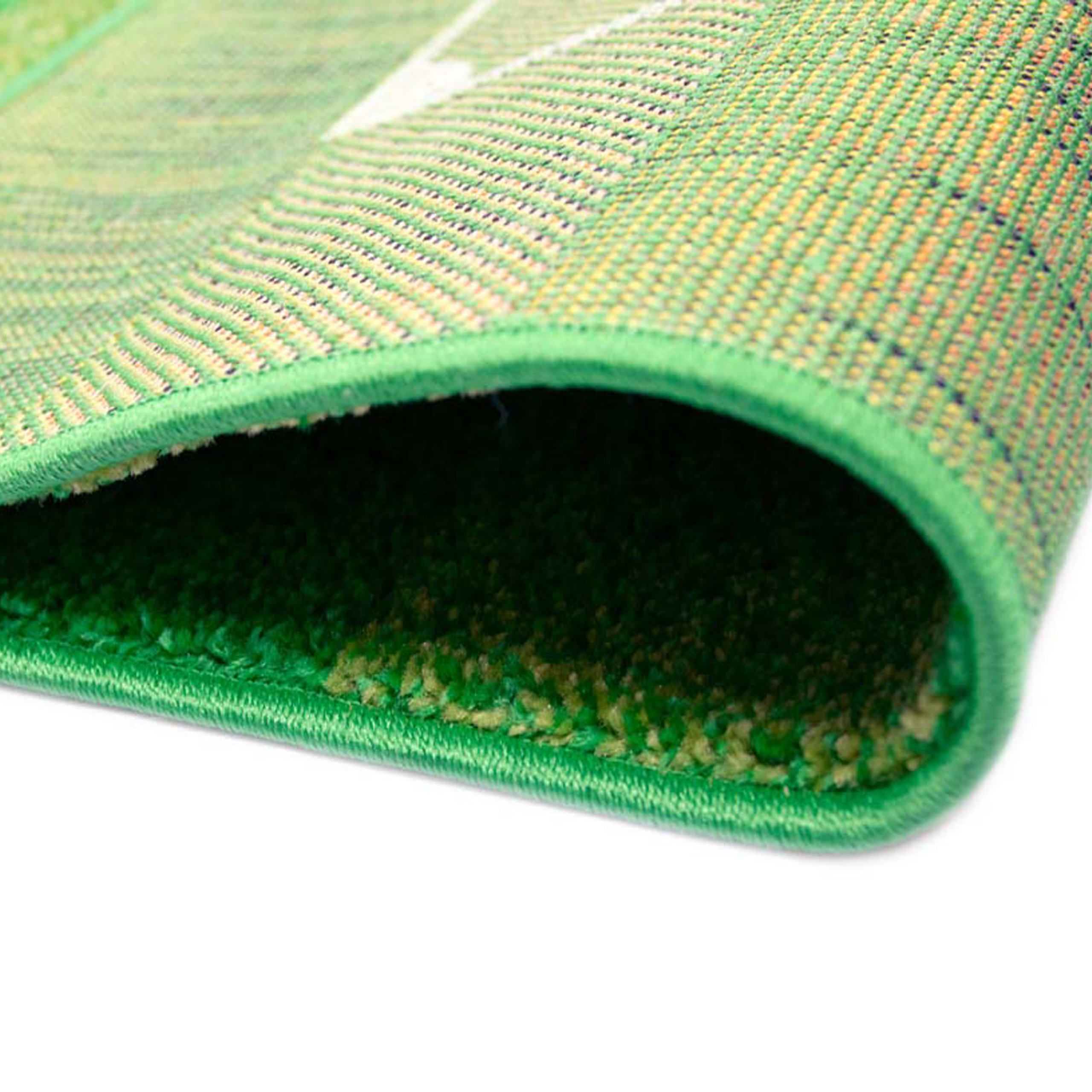 Fußball teppich Fußbodenheizungsgeeignet 2,2 kg/m² Gesamtgewicht (ca.) 9 mm  Gesamthöhe (ca.) 100 % Merilon Frisee, Polypropylene | Teppich-Traum | Kurzflor-Teppiche
