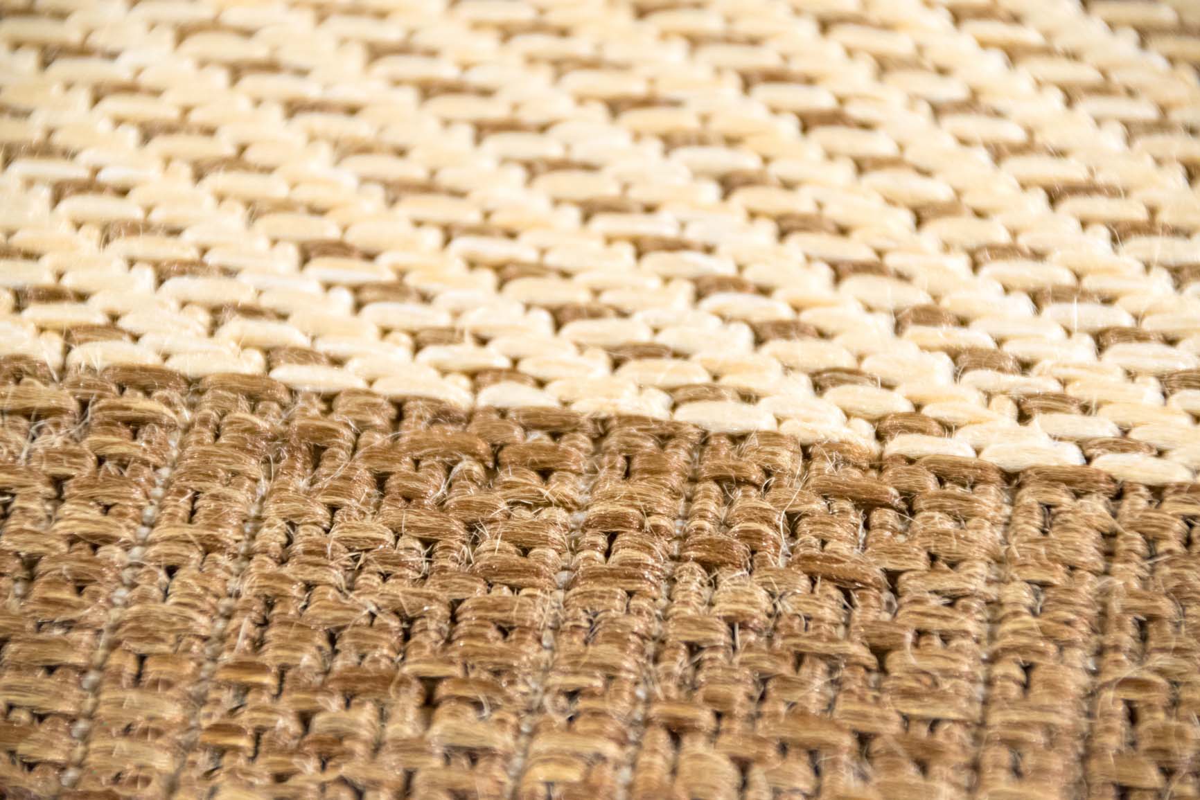 MODERNE SISAL Blau Creme Kreis Teppich "FLAT" Flach Webart Einfach Zu