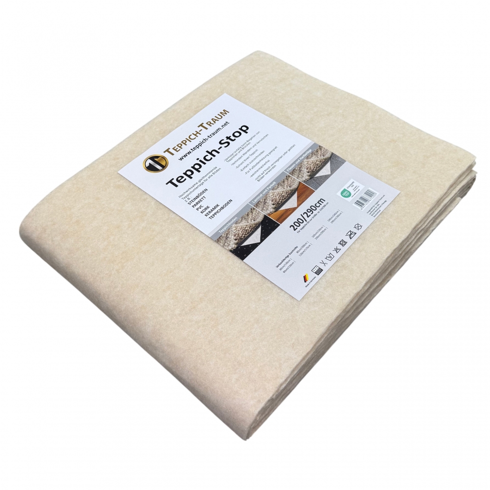 Antirutschmatte beige weich zuschneidbar Fußbodenheizung oeko-tex zertifiziert