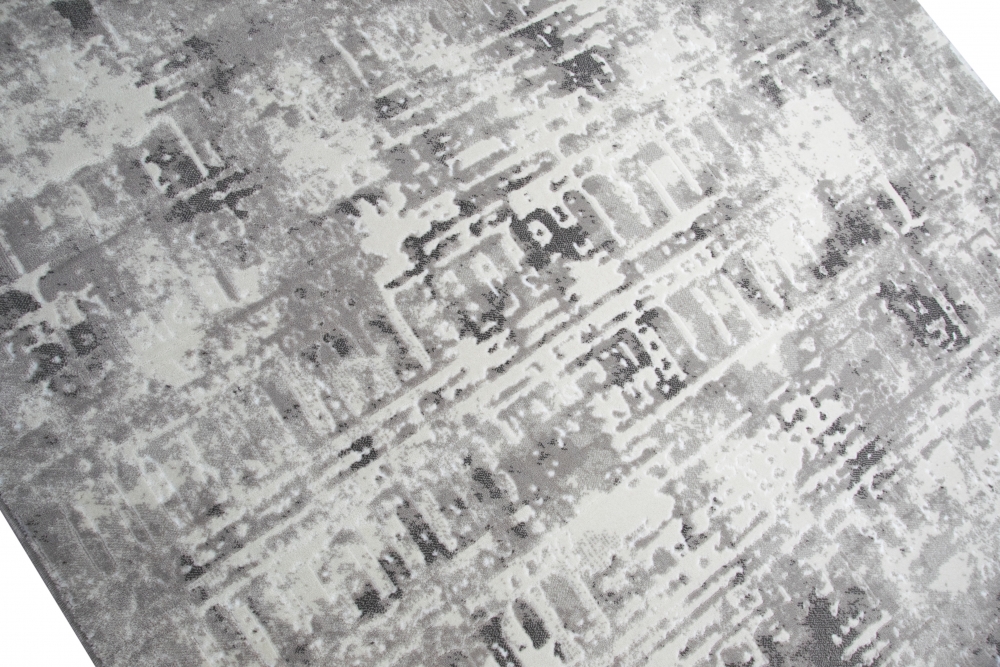 Designer und Moderner Teppich Wohnzimmerteppich in Beige Creme Grau