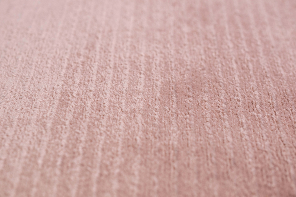 Teppich modern Kurzflor Teppich Wohnzimmer Designerteppich uni rosa