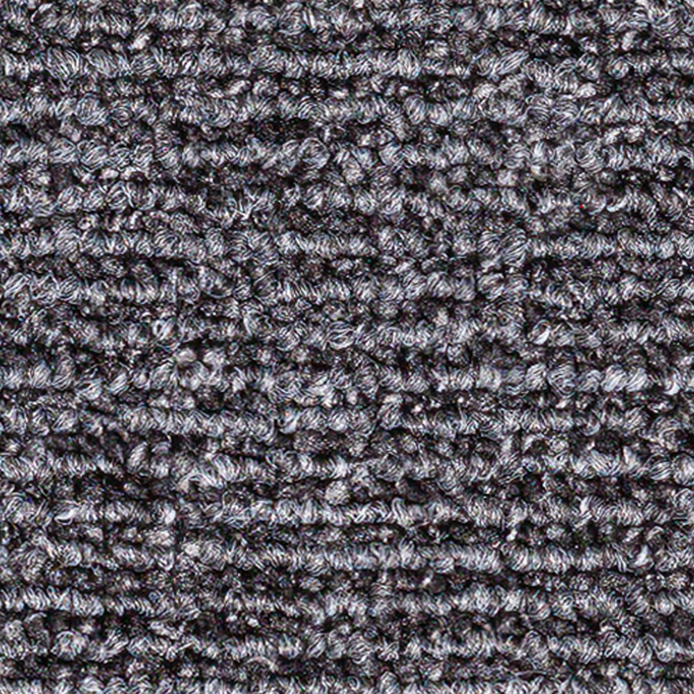 Flachgewebe-Teppich im schlichten einfarbigen Design in anthrazit