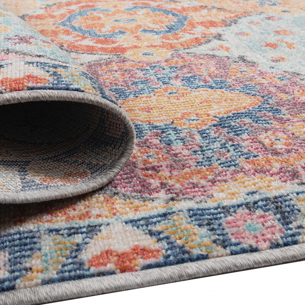 In- & Outdoor Orientteppich mit Ornamenten mehrfarbig