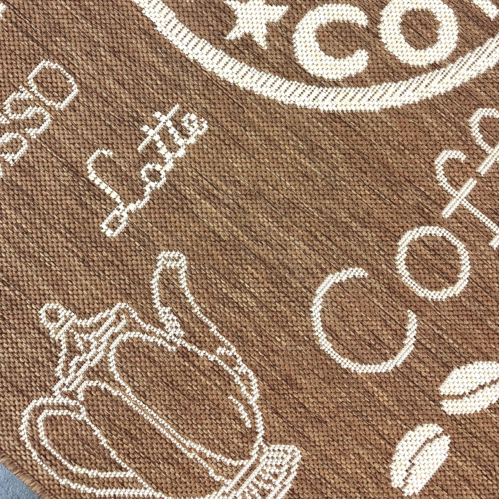 Küchenteppich Sisalteppich modern kurzflor coffee mocha espresso braun beige