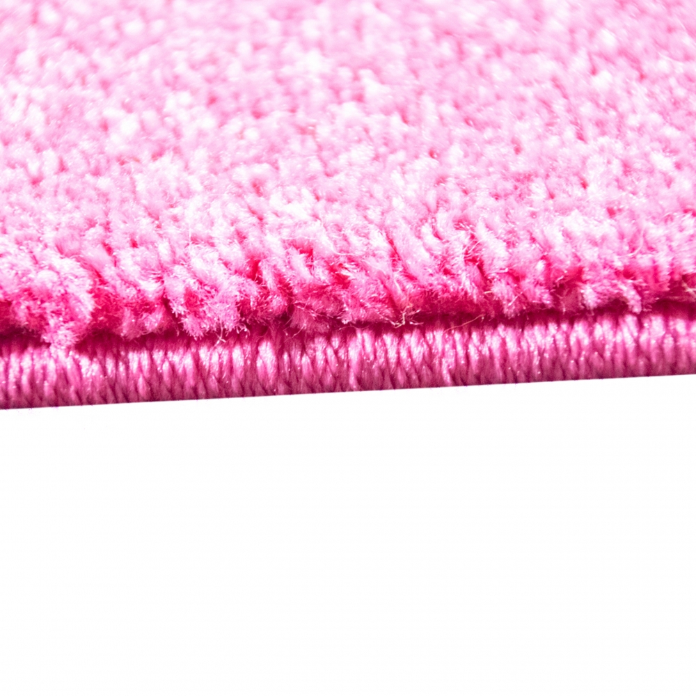 Kinderteppich Spielteppich Kinderzimmer Teppich Zauberfee mit Schmetterlinge Pink Creme Rot Türkis