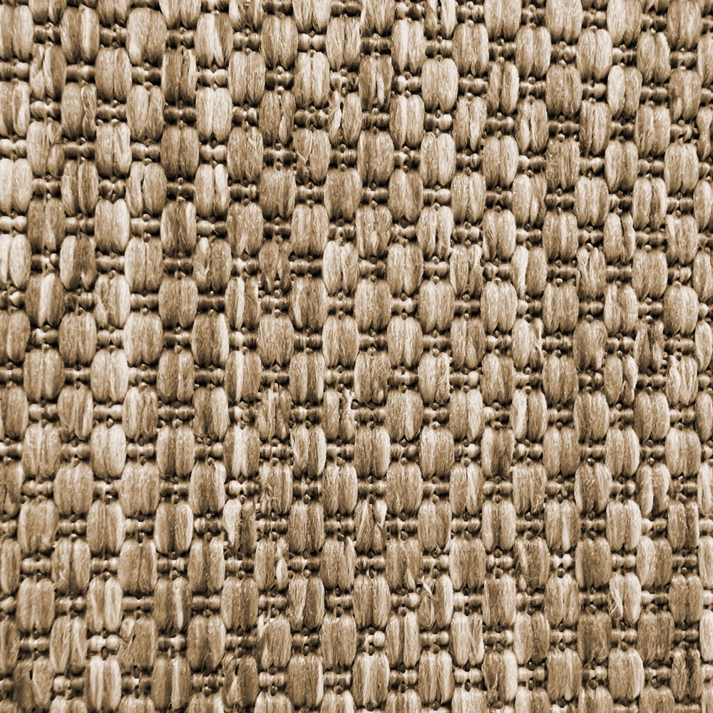 Moderner In- und Outdoorteppich wetterbeständig im Unistil in Beige