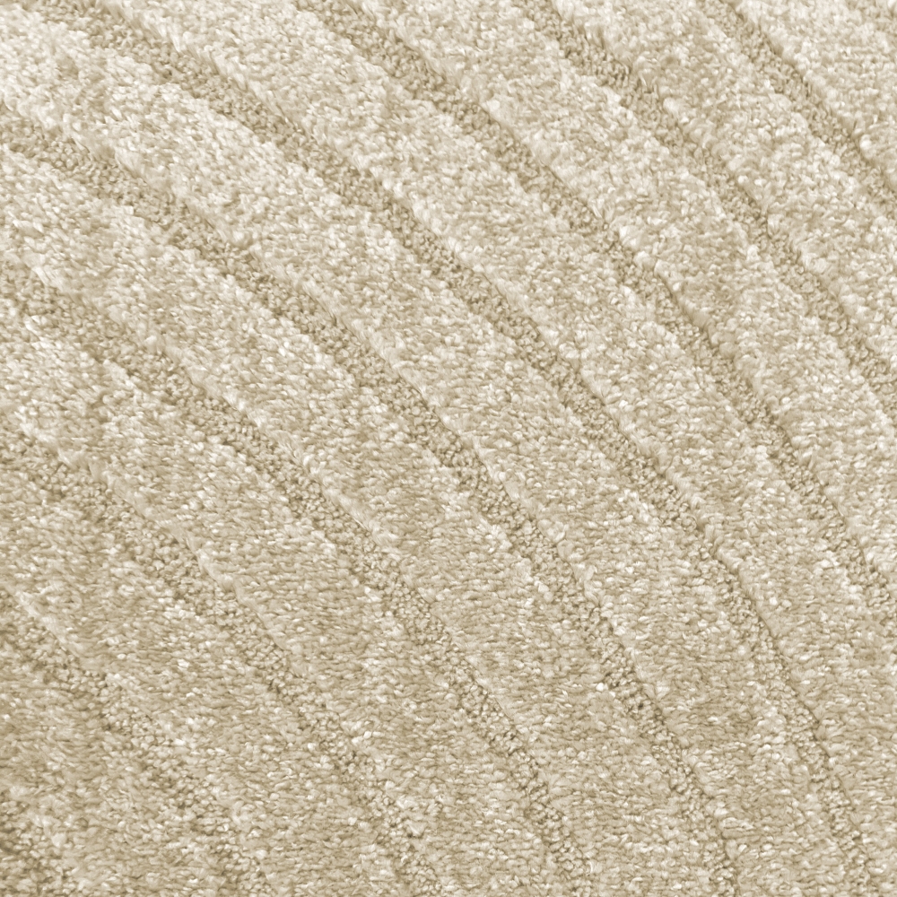Moderner Teppich mit geometrischem Bogenmuster Stilvoll in Beige