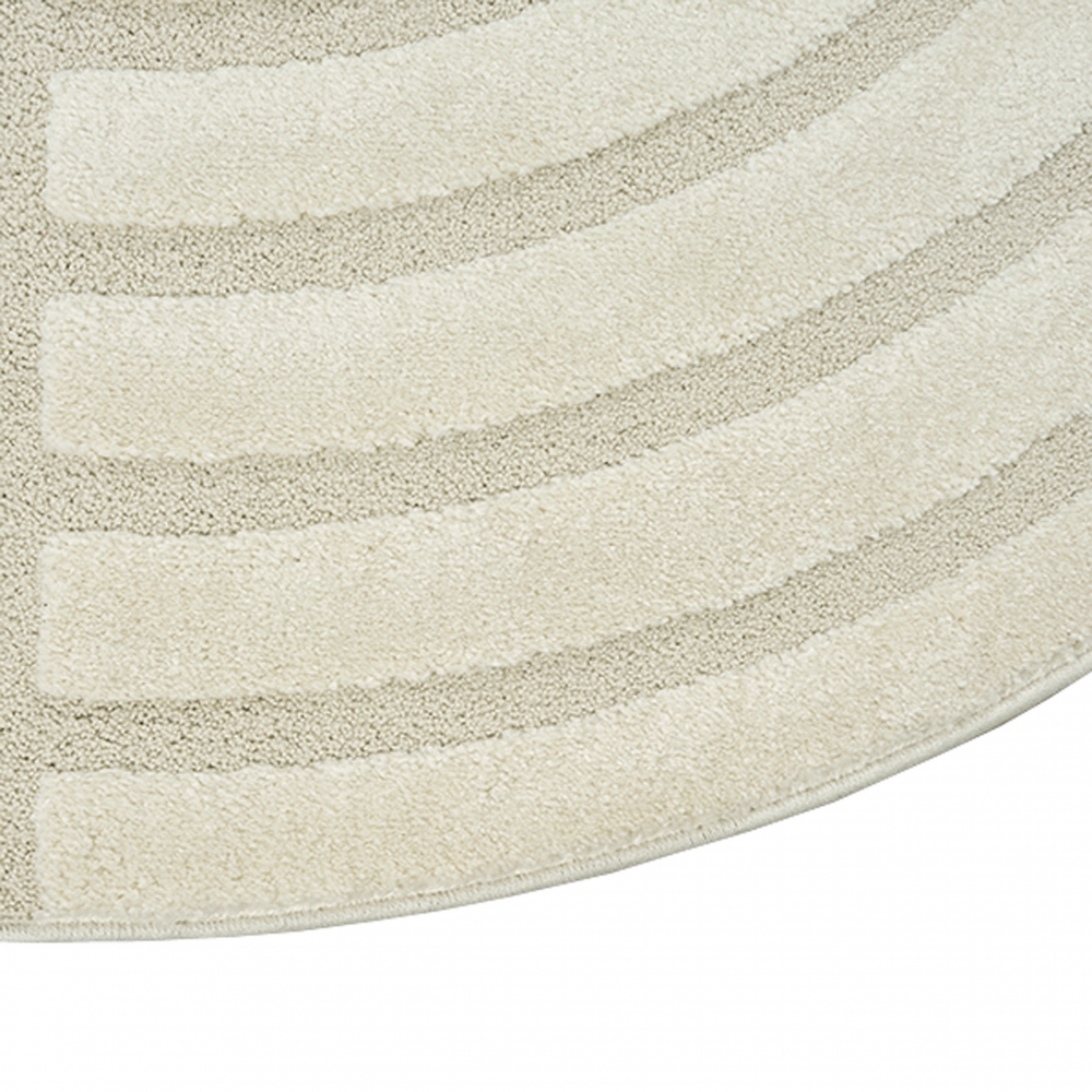 Wohnzimmer Schlafzimmer Teppich Shape Strich Muster strapazierfähig creme grau