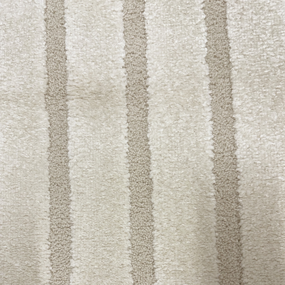 Wohnzimmer Schlafzimmer Teppich Shape Strich Muster strapazierfähig creme grau