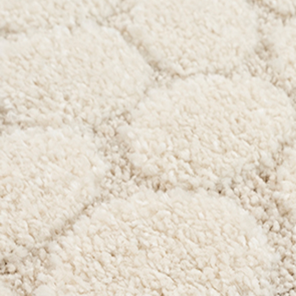 Kinderzimmer Spielzimmer Teppich rund mit Schafsmuster allergikergeeignet in Creme