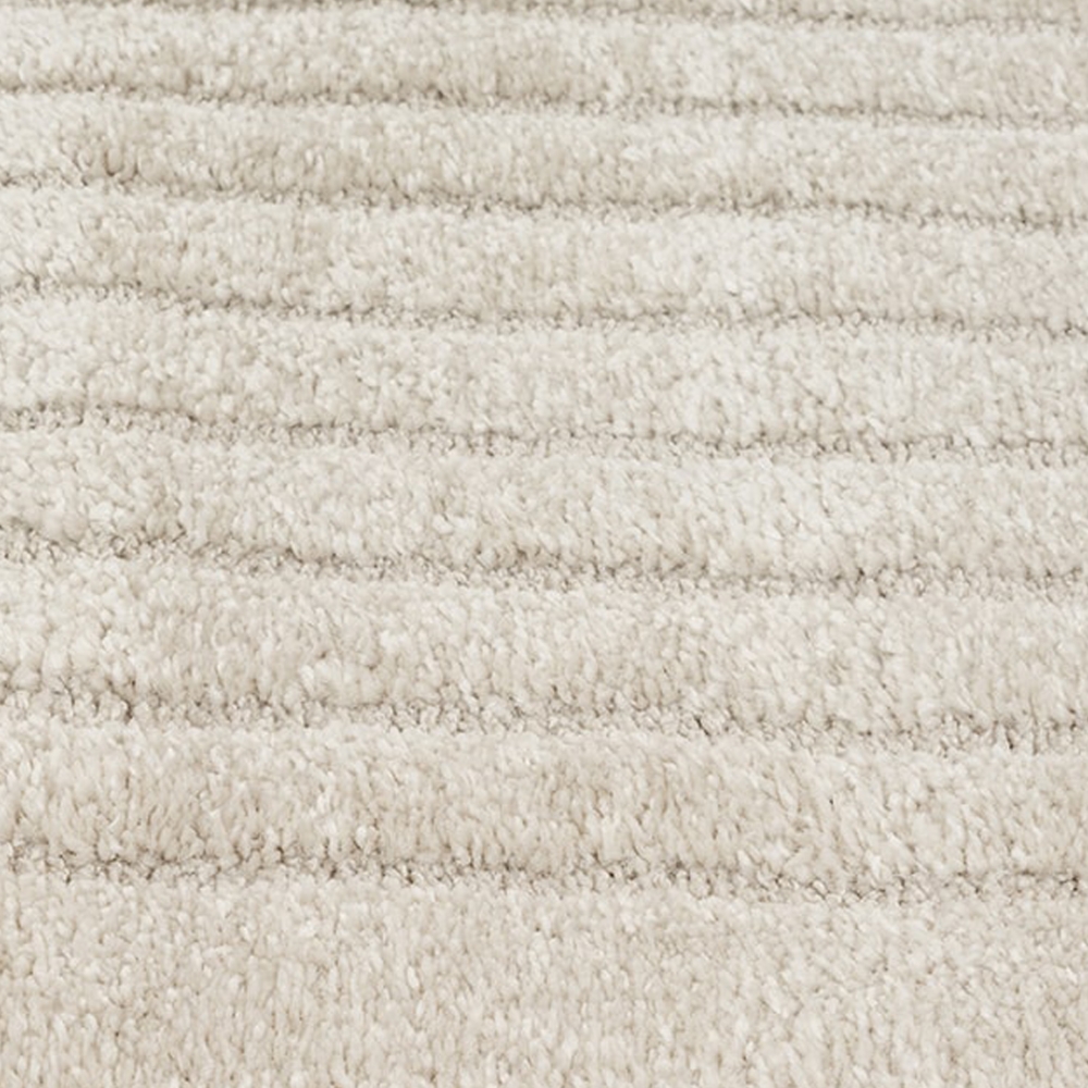 Wohnzimmer-Teppich strapazierfähig mit schlichtem Bogendesign in Beige