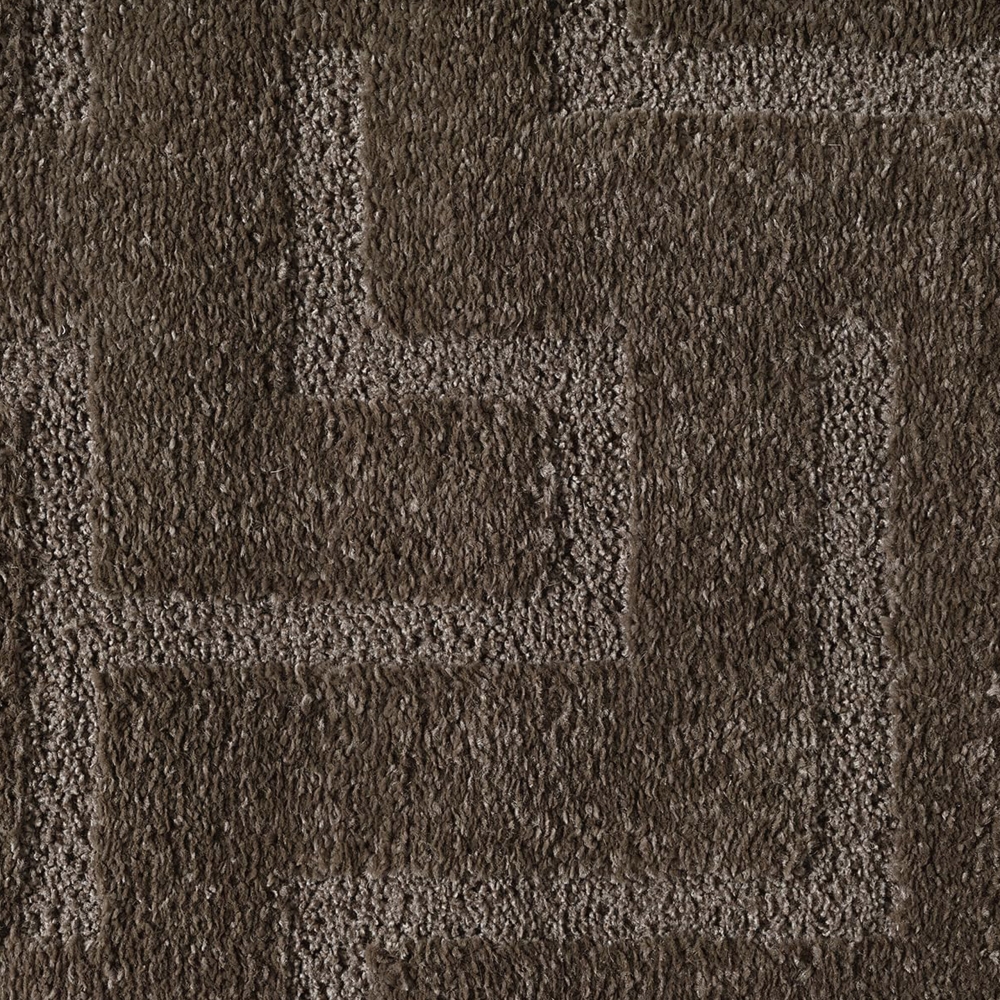 Teppich Dunkelbraun modern weich strukturiert gemütlich Wohnzimmer