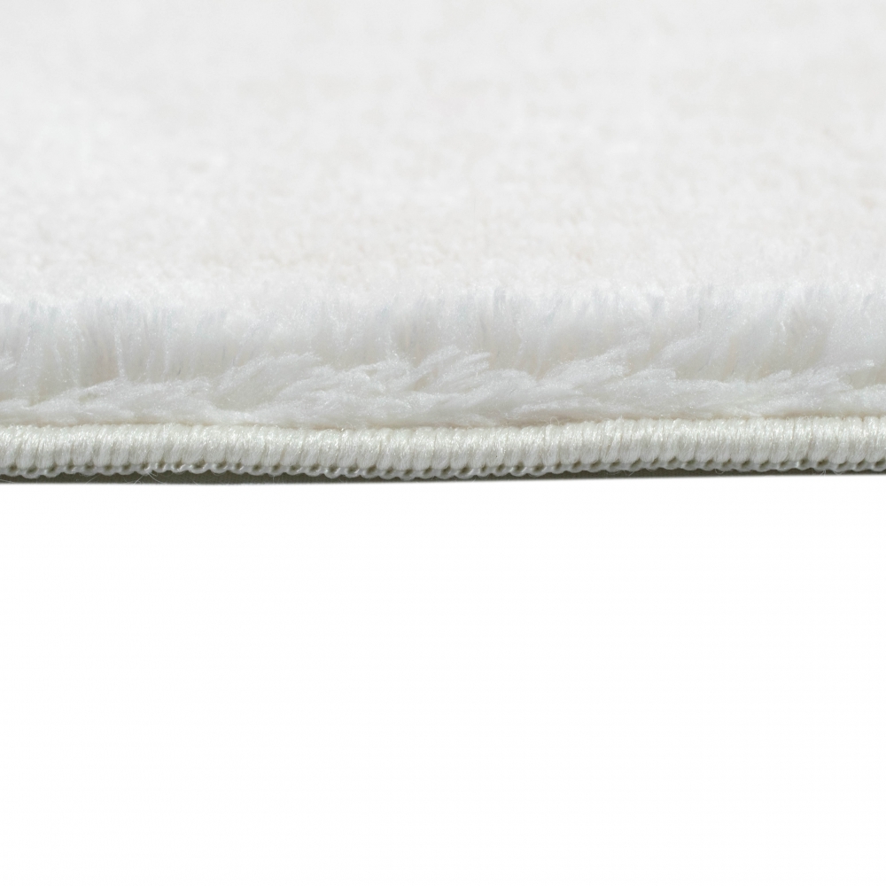 Shaggy Teppich Wohnzimmer weicher Hoch- & Langflor Flokati Badezimmer waschbar in creme