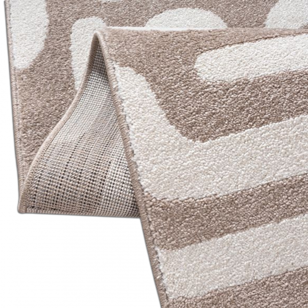 Kinderzimmerteppich mit Linienmuster – modern & pflegeleicht