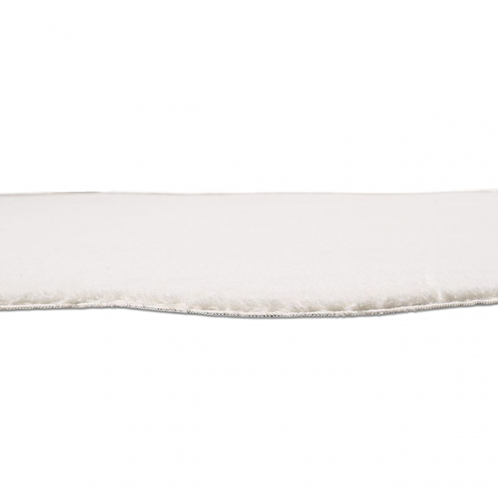 Teppich creme weich modern elegante Wellenform