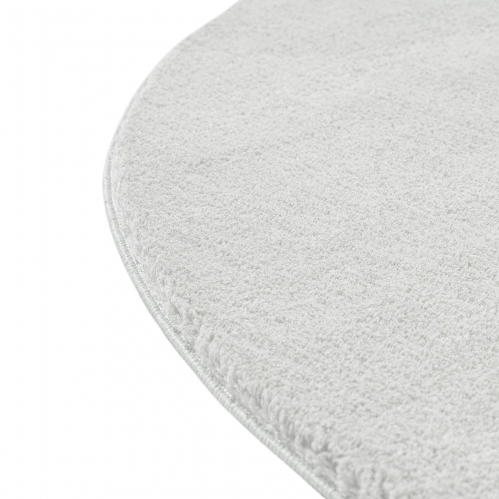 Teppich Shape in moderner Freiform flauschig weich Creme