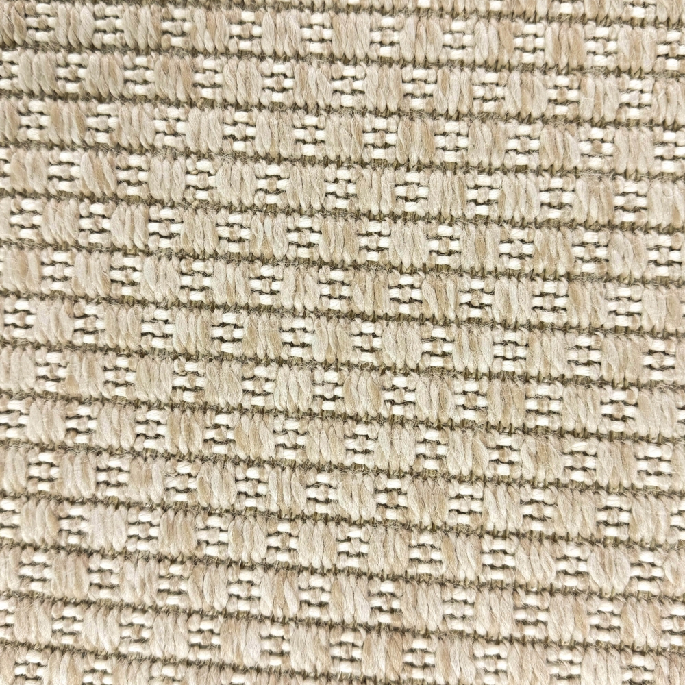 In- und Outdoorteppich Terrassenteppich leicht und langlebig uni in Beige