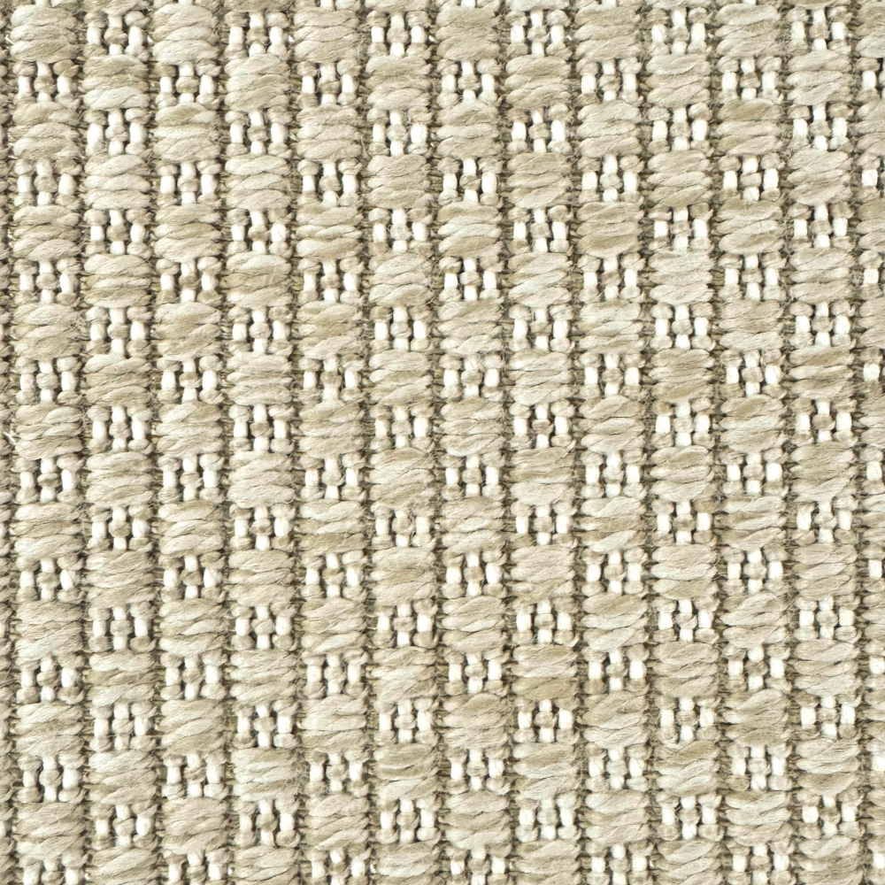 In- und Outdoorteppich Terrassenteppich leicht und langlebig uni in Beige