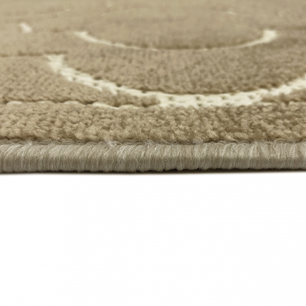 Orientalischer Teppich | In- & Outdoor | warme Farben - beige