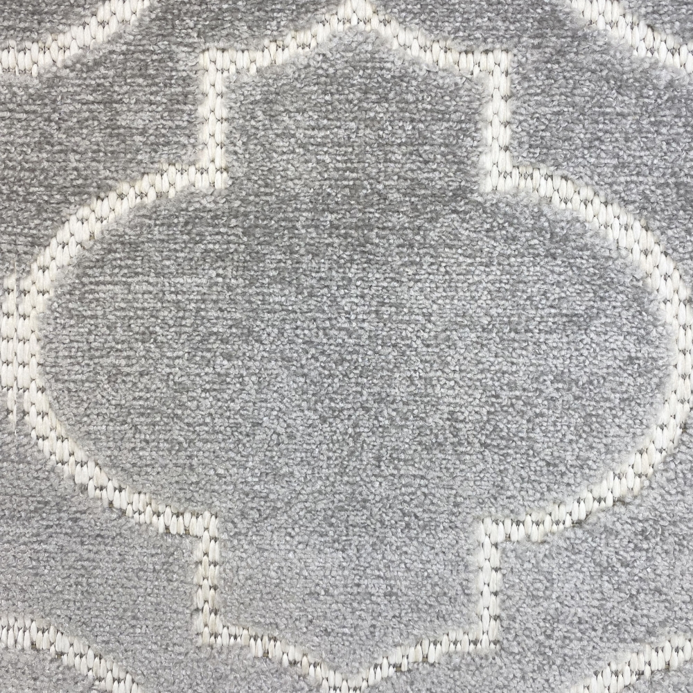 Orientalischer Teppich | In- & Outdoor | grau