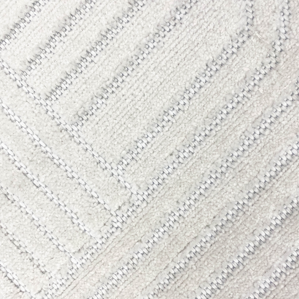 Stylischer waschbarer Teppich | In- & Outdoor | in cream