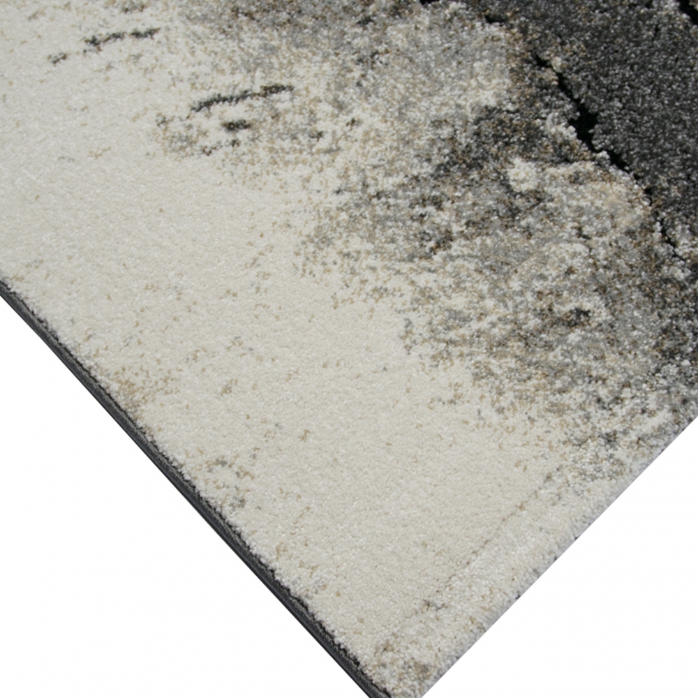 Designer Teppich moderner WOHNZIMMERTEPPICH ABSTRAKT in braun beige creme grau