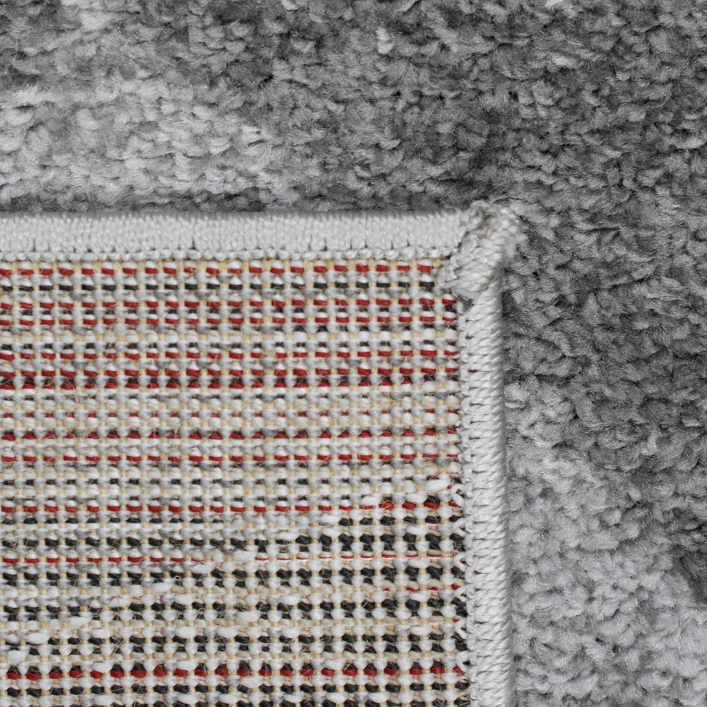 Moderner Wohnzimmerteppich mit abstraktem Muster creme grau