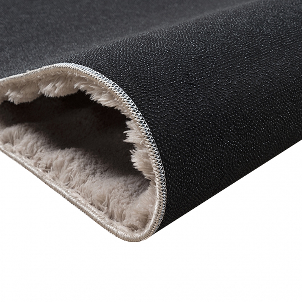 Wohnzimmer Schlafzimmer Teppich weich kuschelig strapazierfähig pflegeleicht allergiker geeignet Sandfarbig