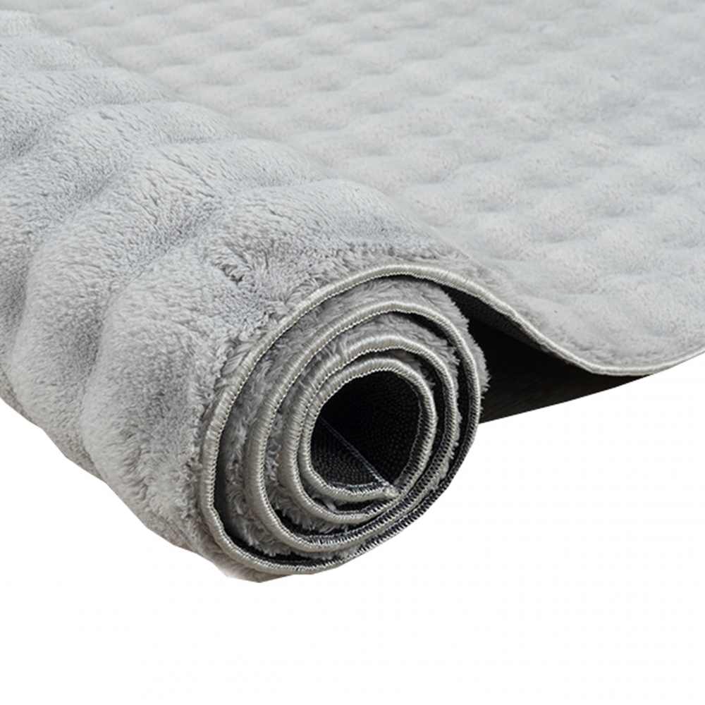 Wohnzimmer Schlafzimmer kuschelig weich strapazierfähig pflegeleicht mittelflor hell in grau