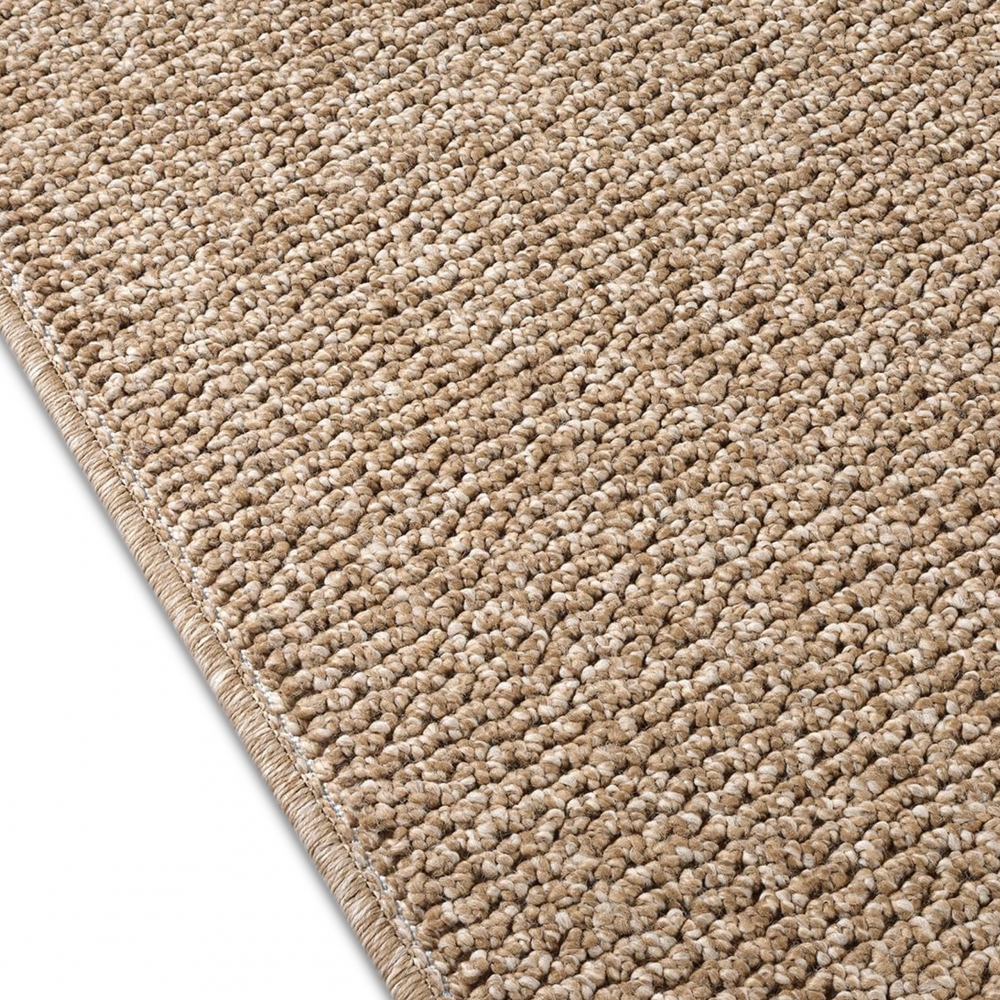 Teppich mit Jute-Optik für Innen- und Außenbereiche in Beige