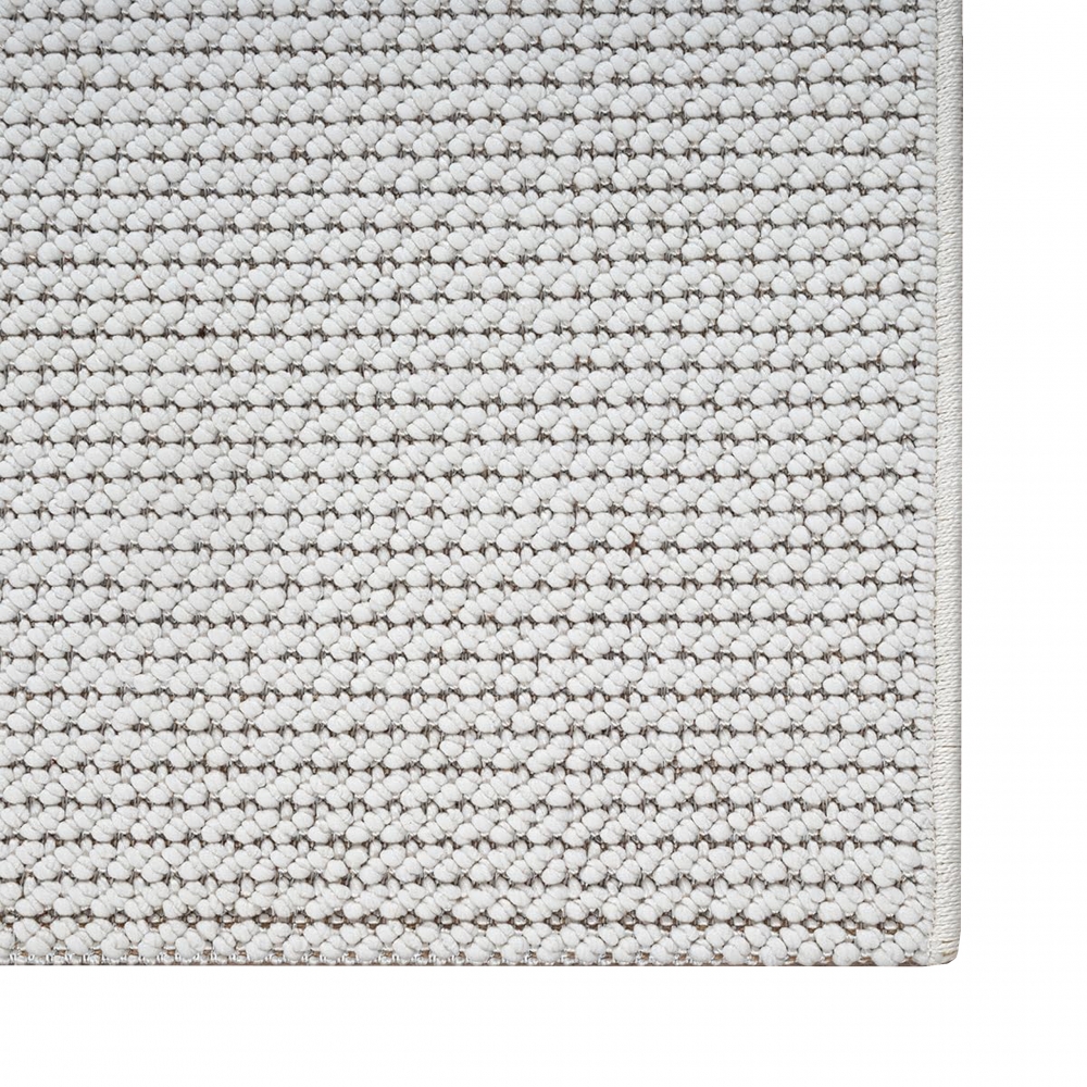 Teppich kurzflor weich pflegeleicht saugrobotergeeignet für Wohnzimmer Esszimmer Schlafzimmer in creme