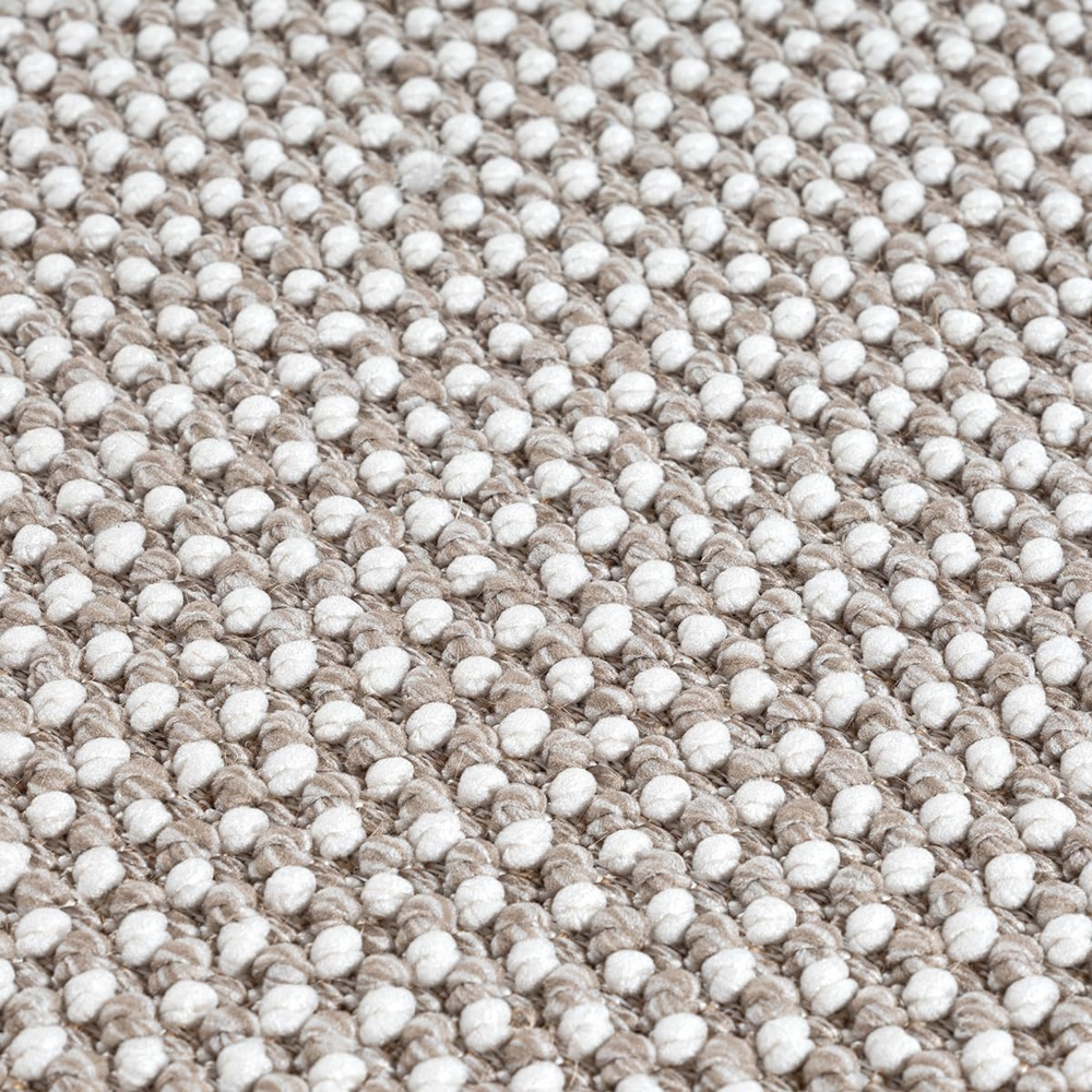 Wohnzimmerteppich kurzflor im speziellen modernen Design in beige