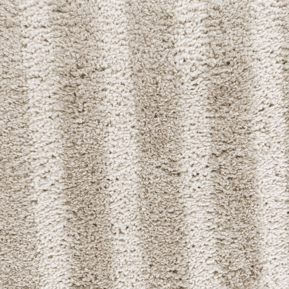 Flauschiger Hochflor-Teppich in Modern & Gemütlich in Beige