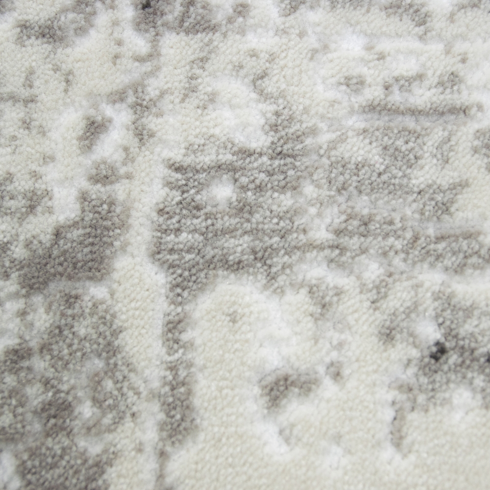 Moderner Kurzflorteppich mit Designmuster Grau Beige Moderner Kurzflorteppich mit Designmuster Grau Beige