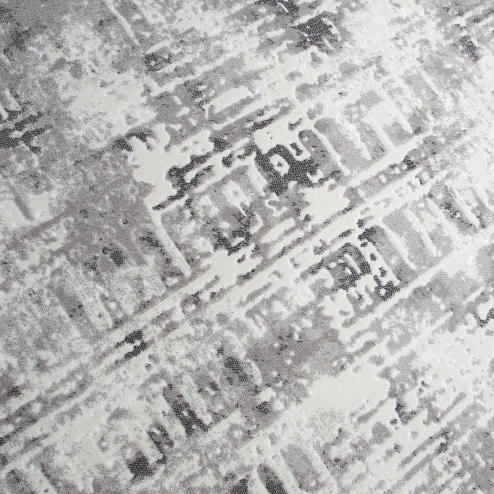 Moderner Kurzflorteppich mit Designmuster Grau Beige Moderner Kurzflorteppich mit Designmuster Grau Beige