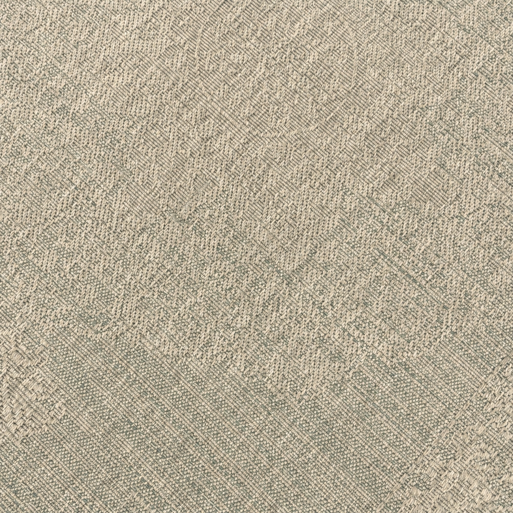 Teppich Grün Braun Ornamentmuster für Innen und Außen