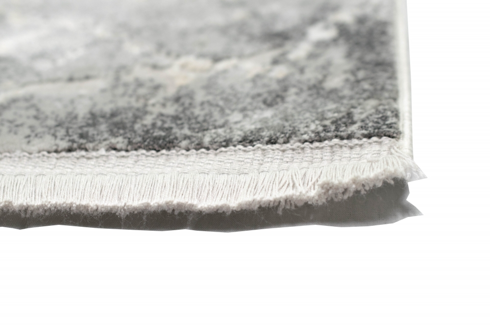 Wollteppich modern Luxus Teppich Designerteppich in grau