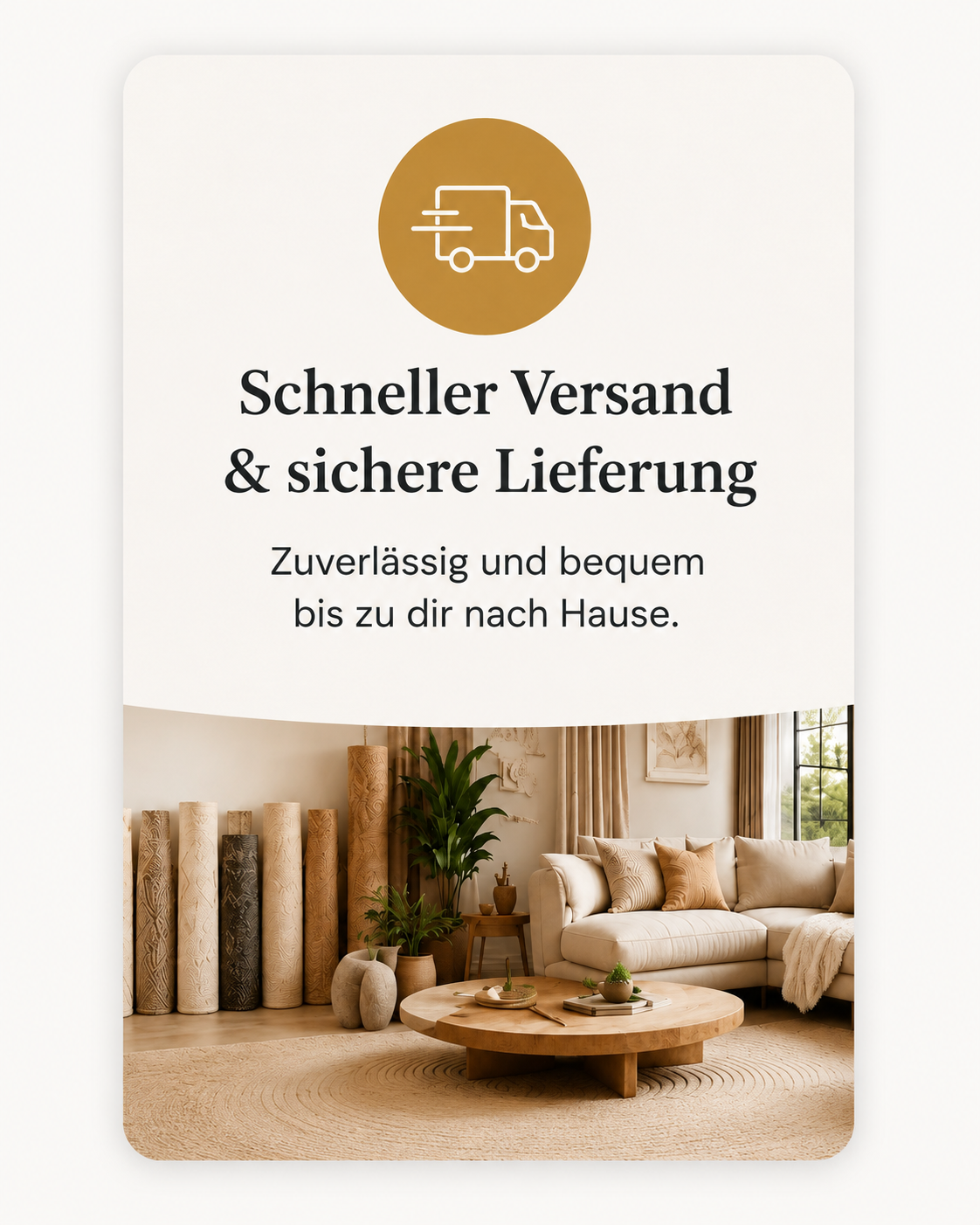 Schneller Versand und sichere Lieferung